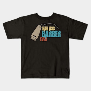 Badass Barber Kids T-Shirt